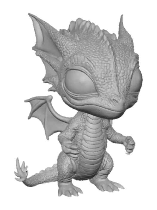 3D model for Xenomorph chibi Dragonling
