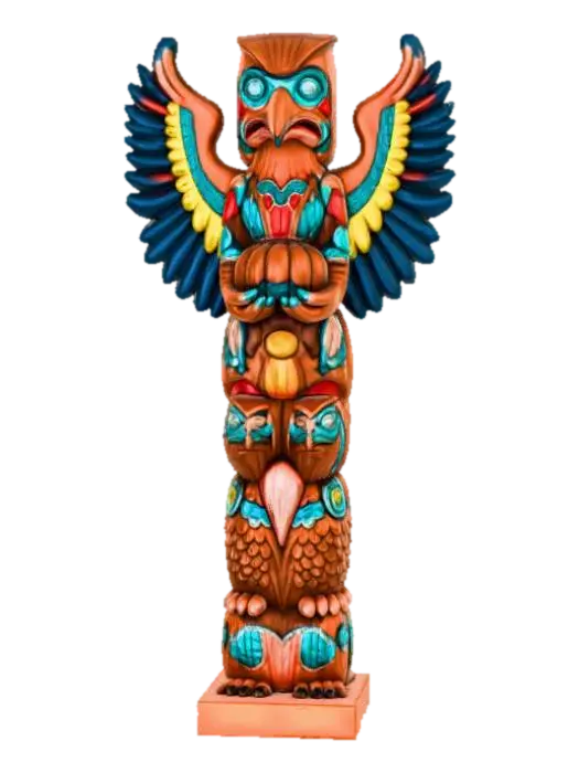 3D model for #Thanksgiving#, totem pole