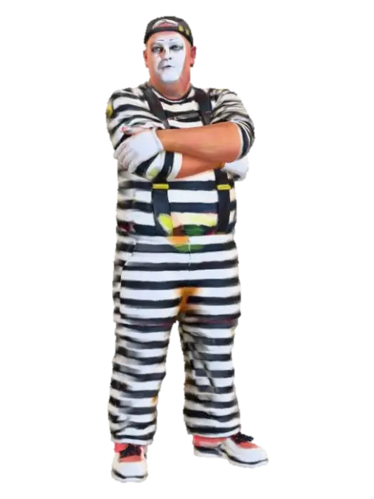 Mime Contemplation 3D model, vytvořený pomocí AI