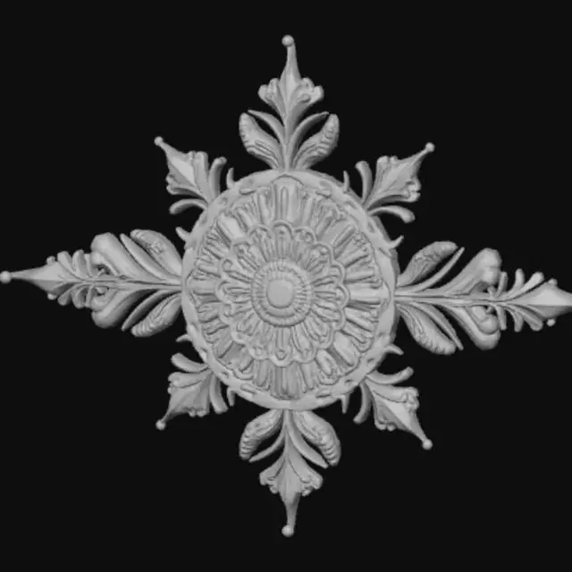 3D model for Flat Henna Tattoo design only.