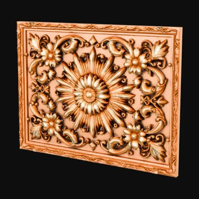 3D model for High detail, legendary, extravagant, wall art decoration.