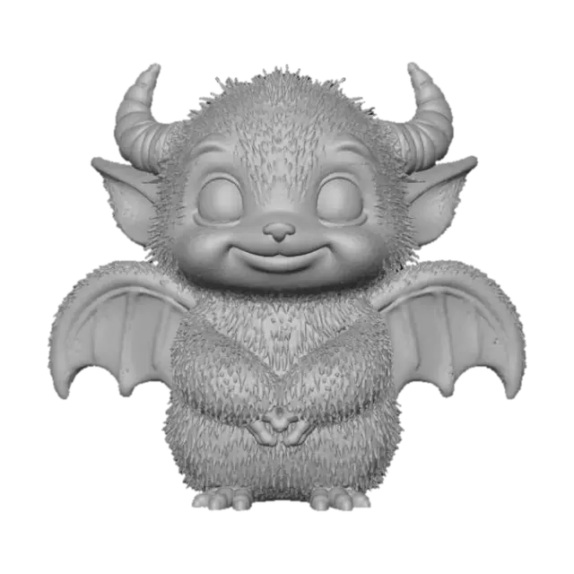 3D model for High detail, legendary, anime, cute, adorable, artifact style Monster.