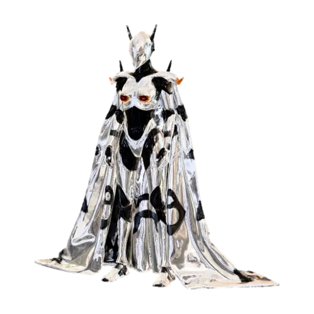 High detail, extravagant, the next generation of A.I. - Advanced 3D model, vytvořený pomocí AI