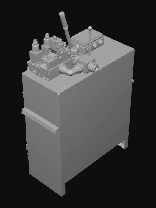 3D model for Industrial Hydraulic Power Unit