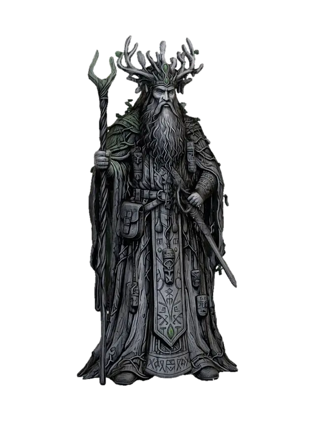 Druid_Leader - Dur AI 생성 3D 모델