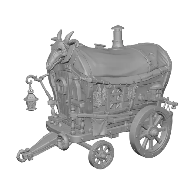 3D model for The Wandering Hexwagon