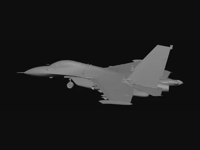 3D model for Su-30MK2 2012 Camouflage Scheme