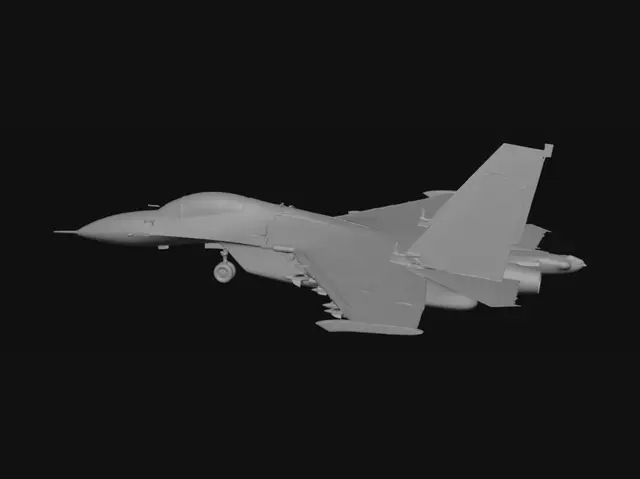 3D model for Su-30MK2 2012 Camouflage Scheme