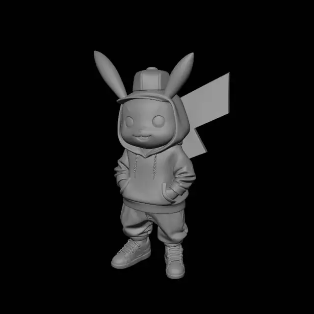 3D model for i want a pikachu from the hood