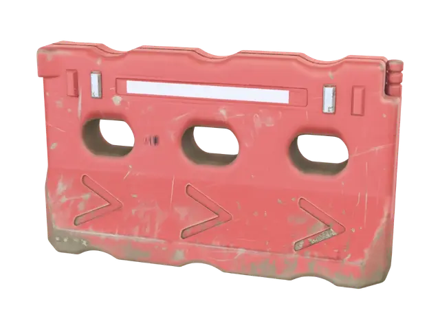 Traffic Barrier - Warning 3D model, vytvořený pomocí AI