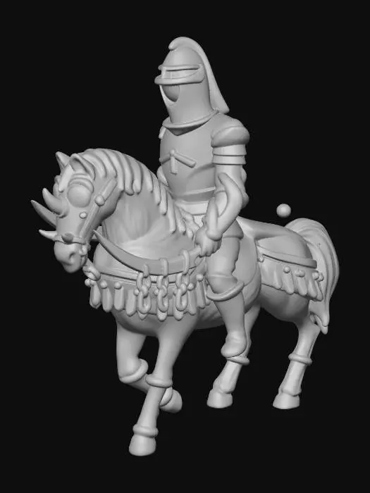 3D model for Black Knight of the Ruined Keep