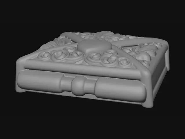 3D model for a simple envelope charm for a charm bracelet