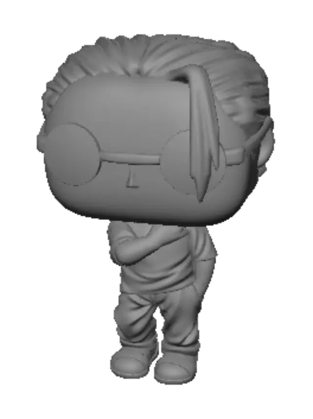 3D model for Grandfather with Sunglasses