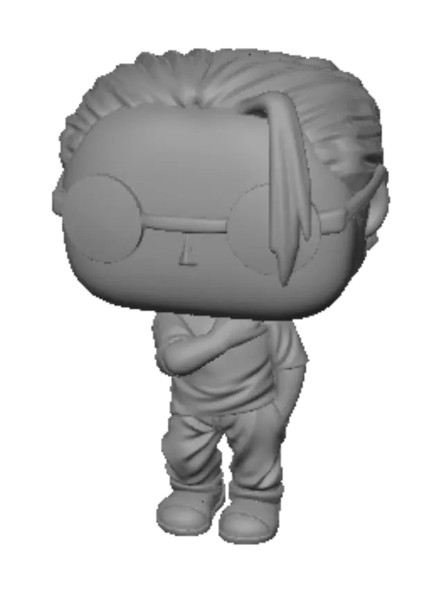 3D model for Grandfather with Sunglasses