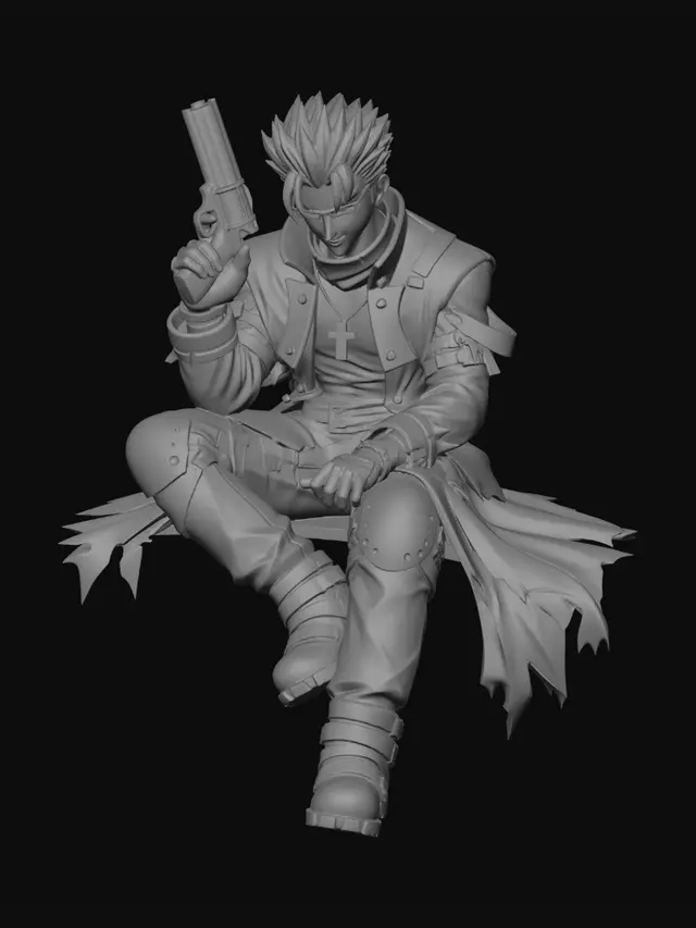 3D model for Crimson Gunslinger