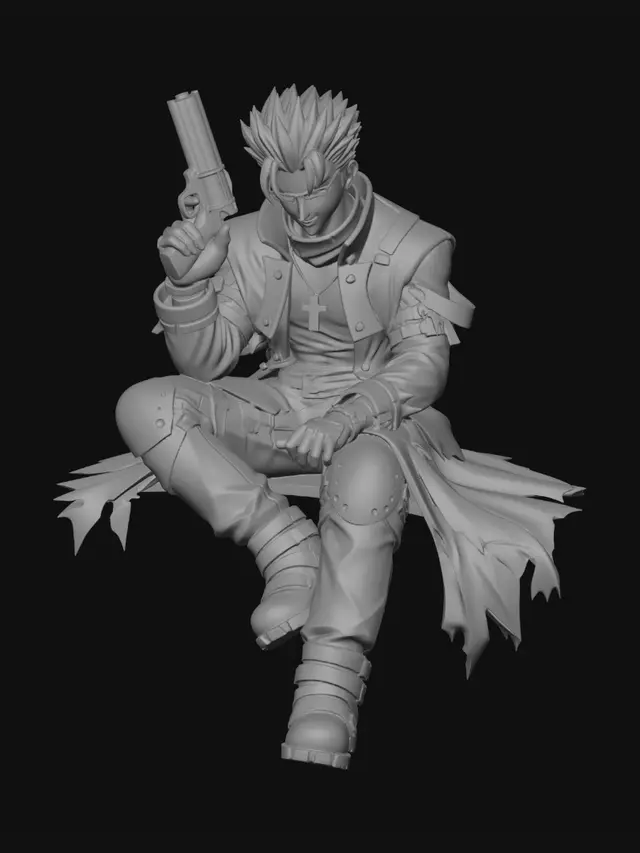 3D model for Crimson Gunslinger