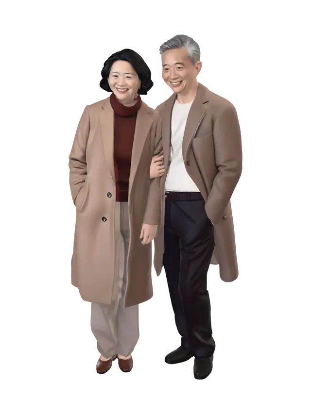 3D model for Businesswoman in a Gray Suit