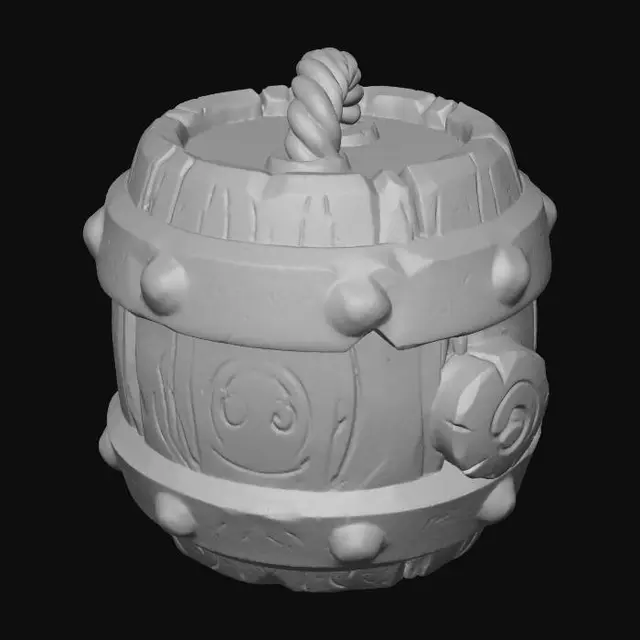 3D model for Barrel Bomb