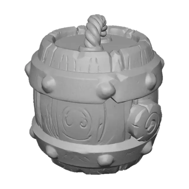 3D model for Barrel Bomb