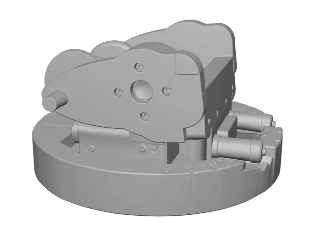 3D model for Blue Gearbox Housing