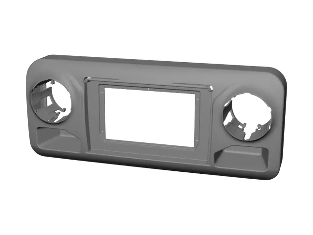 3D model for Car dashboard instrument cluster bezel