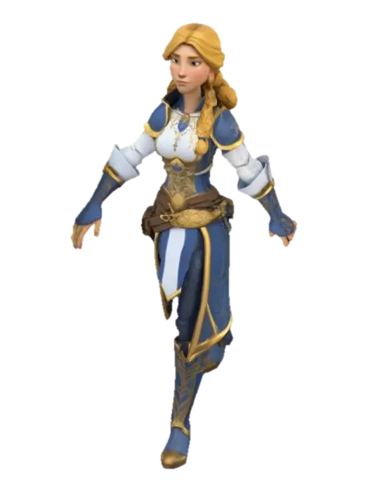3D model for Warrior Queen
