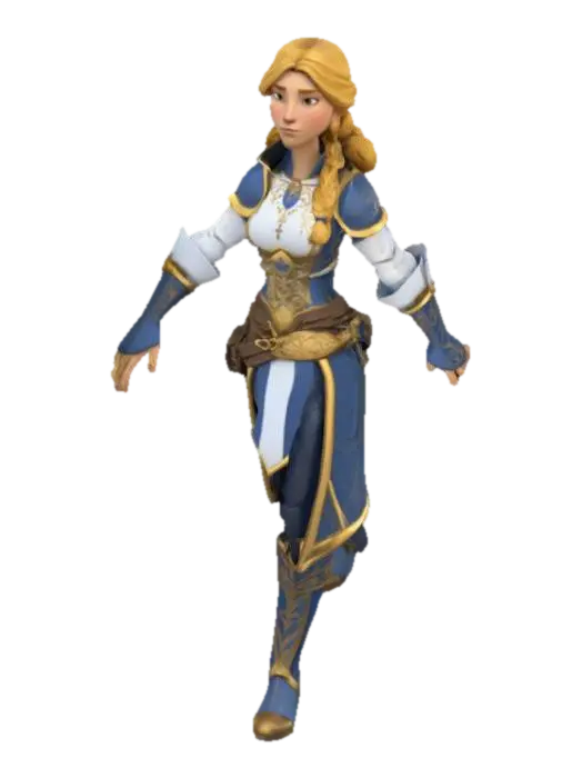 3D model for Warrior Queen