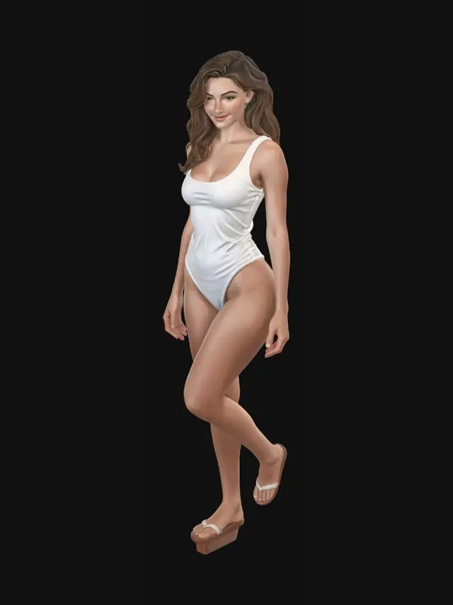 3D model for Radiant in White