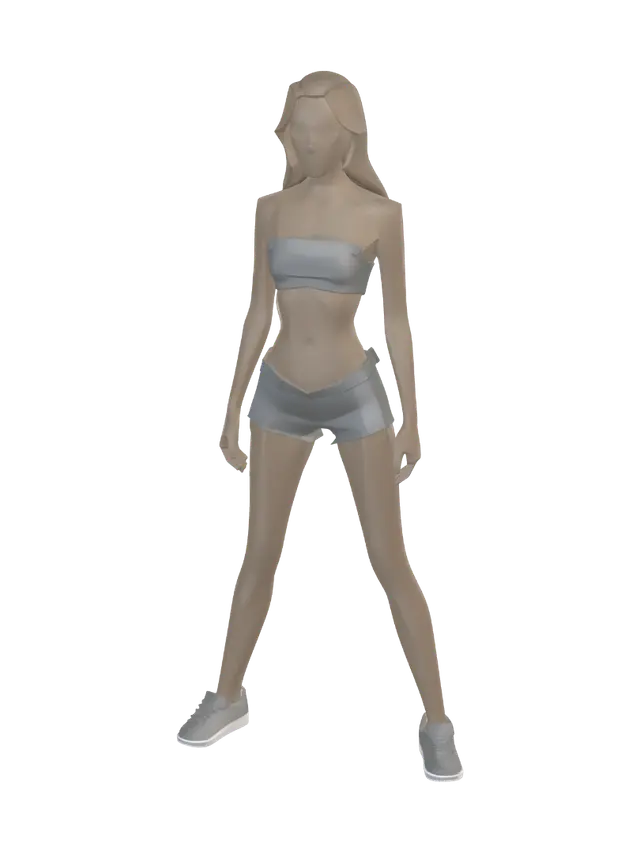 3D model for Faceted Silhouette