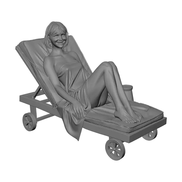 3D model for Sunlit Seaside Lounge