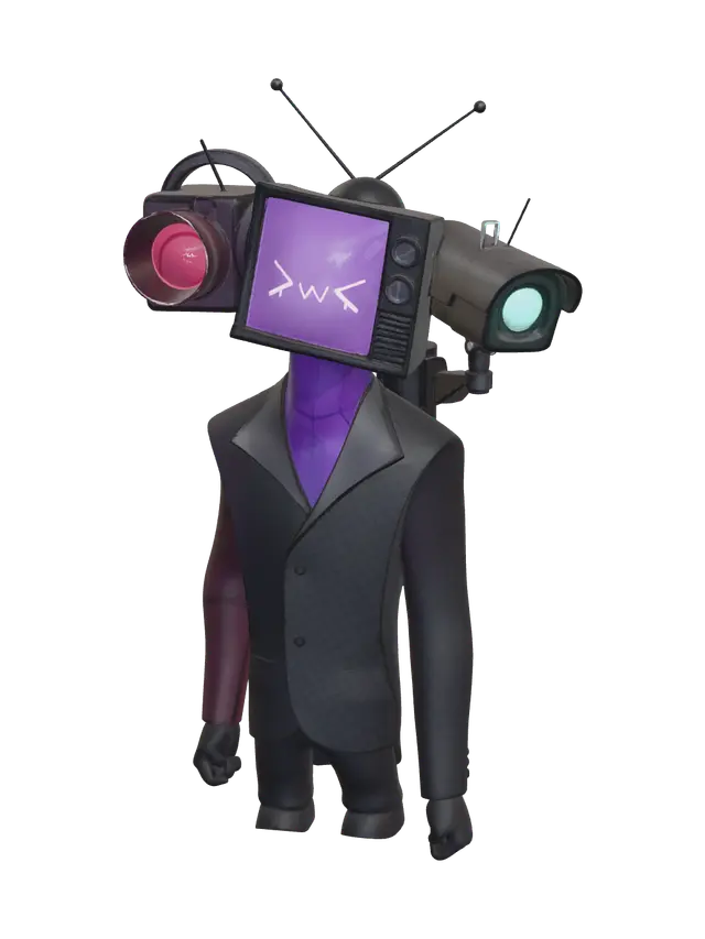 3D model for Realistic Cameraman Skibidi