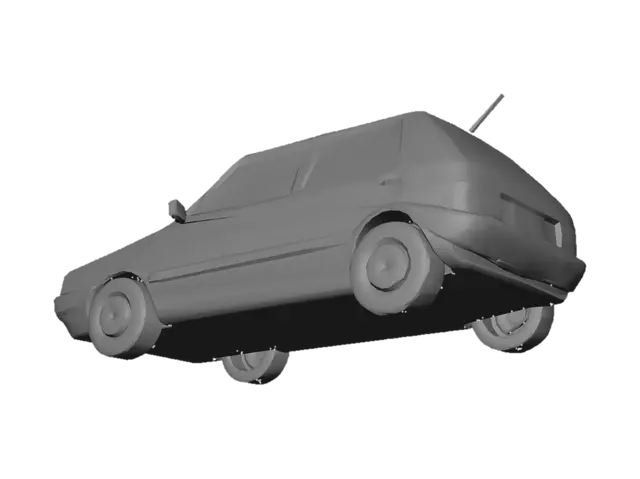 3D model for Un Fiat Uno CL 1.6 '94