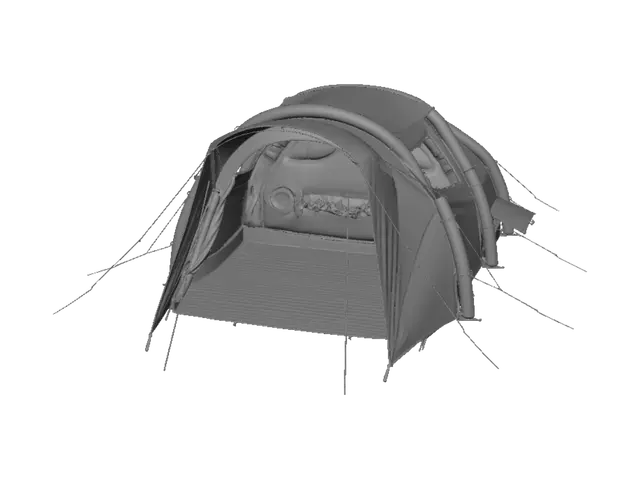 3D model for Open Tent Entrance