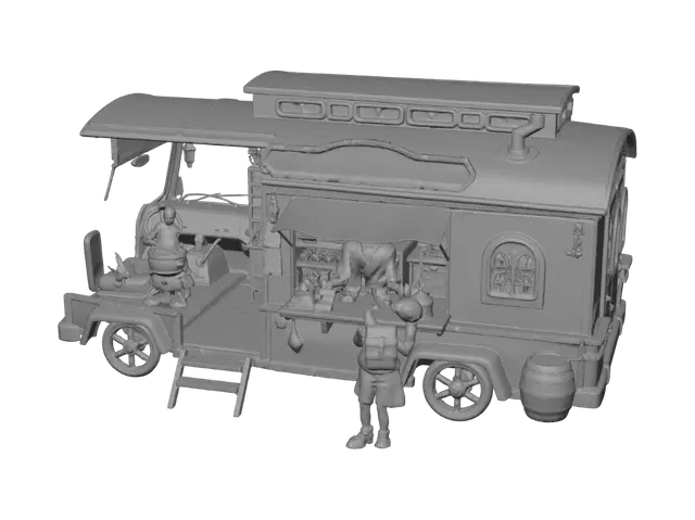 3D model for The Alchemist's Wagon