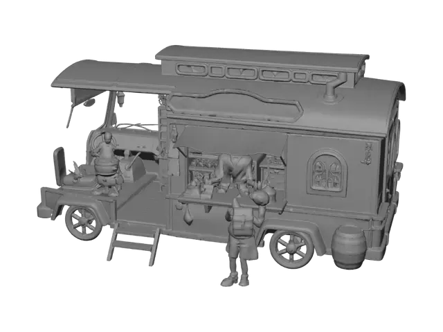 3D model for The Alchemist's Wagon