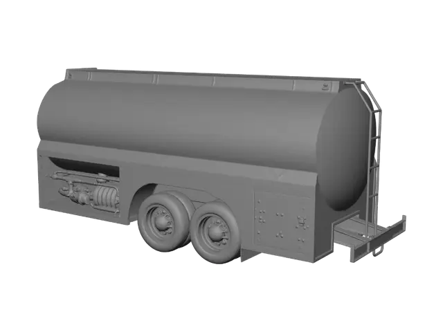 3D model for Flammable fuel tanker