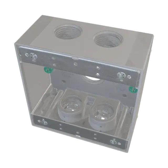 Metal electrical junction box - Junctionbox 的 AI 生成 3D 模型