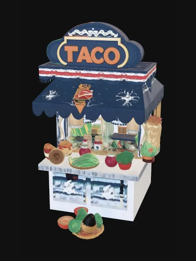 3D model for Design a landmark, famous dish, or cultural symbol that represents a country at the tournament. Show us the icons that define a nation.