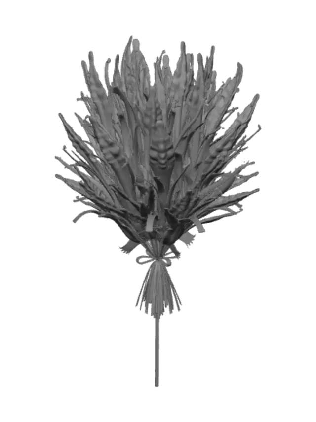 3D model for Prismatic Feather Bouquet