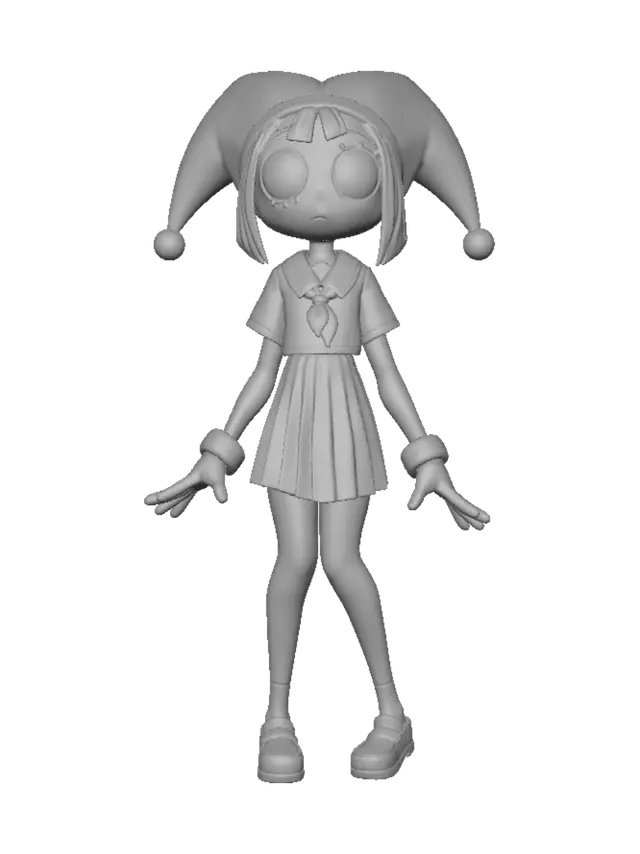 3D model for Jester Schoolgirl