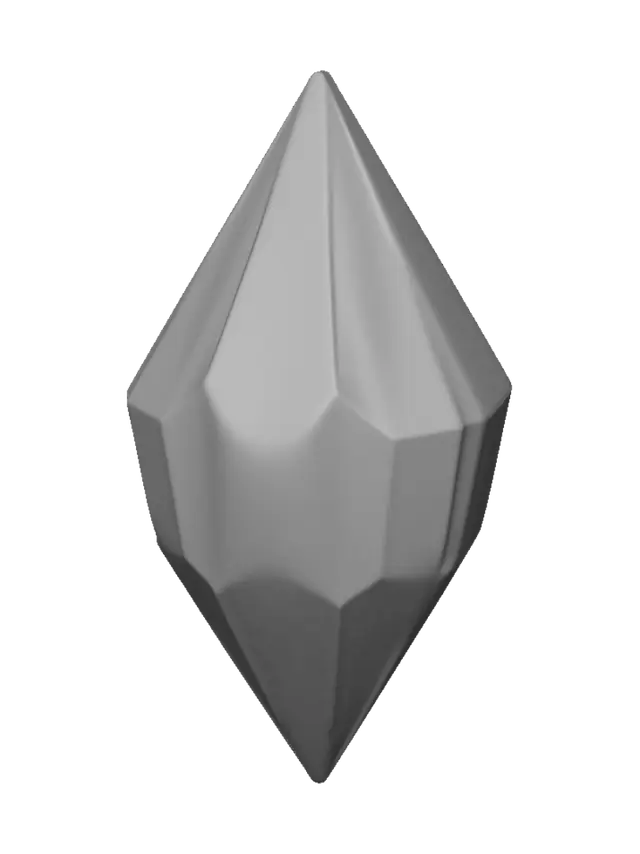 3D model for Blue Crystal Prism