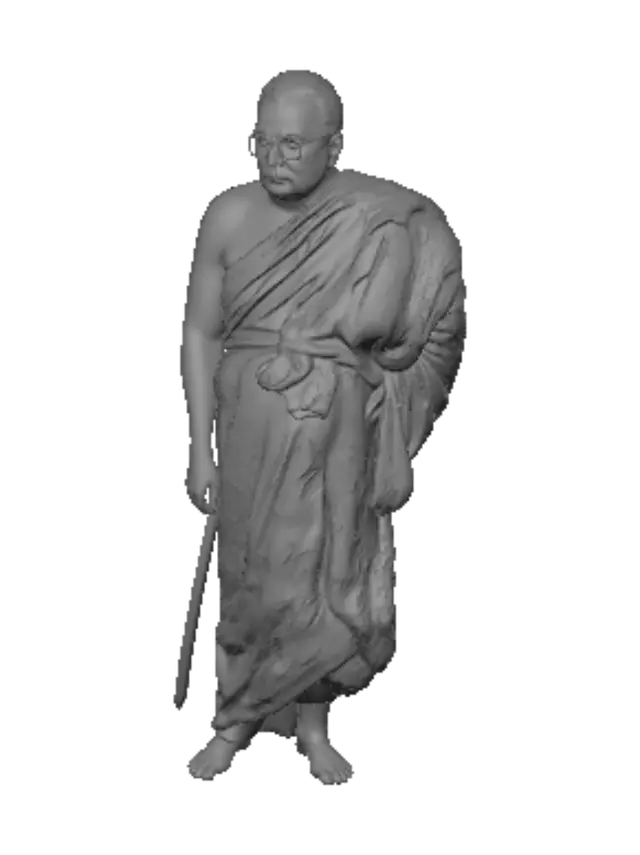 3D model for Silent Monk