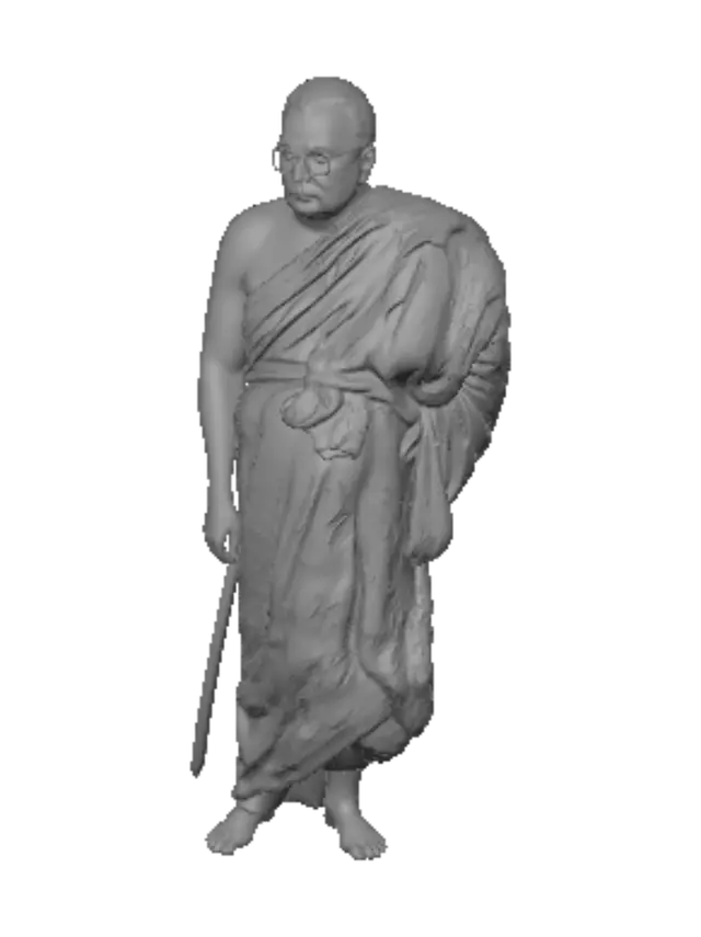 3D model for Silent Monk