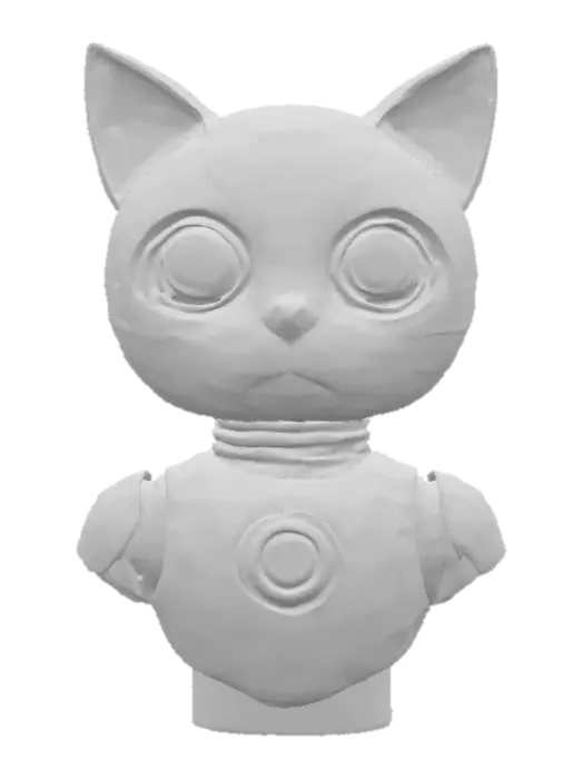 3D model for Steampunk Feline Robot