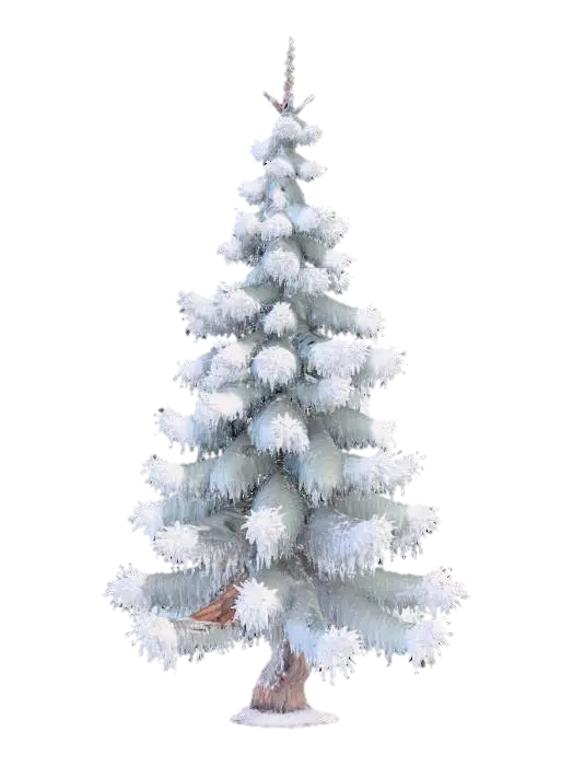 Frozen Pine Tree - Snow का AI द्वारा बनाया गया 3D मॉडल