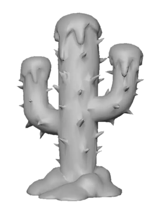 3D model for Frosty Cactus