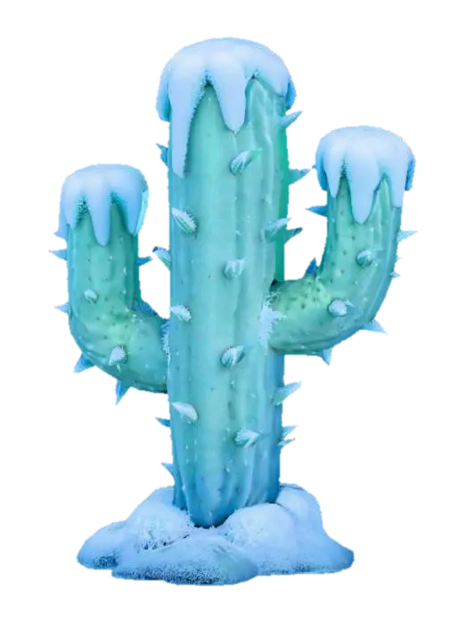 3D model for Frosty Cactus
