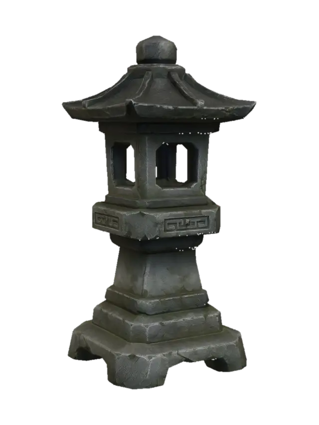 3D model for Garden Stone Lantern