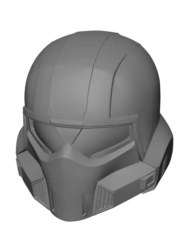3D model for Stylized Helldiver Helmet