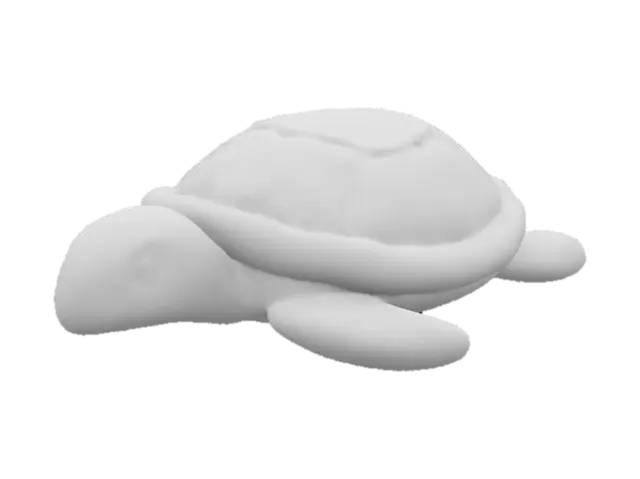 3D model for Turtle Cuddle Plush